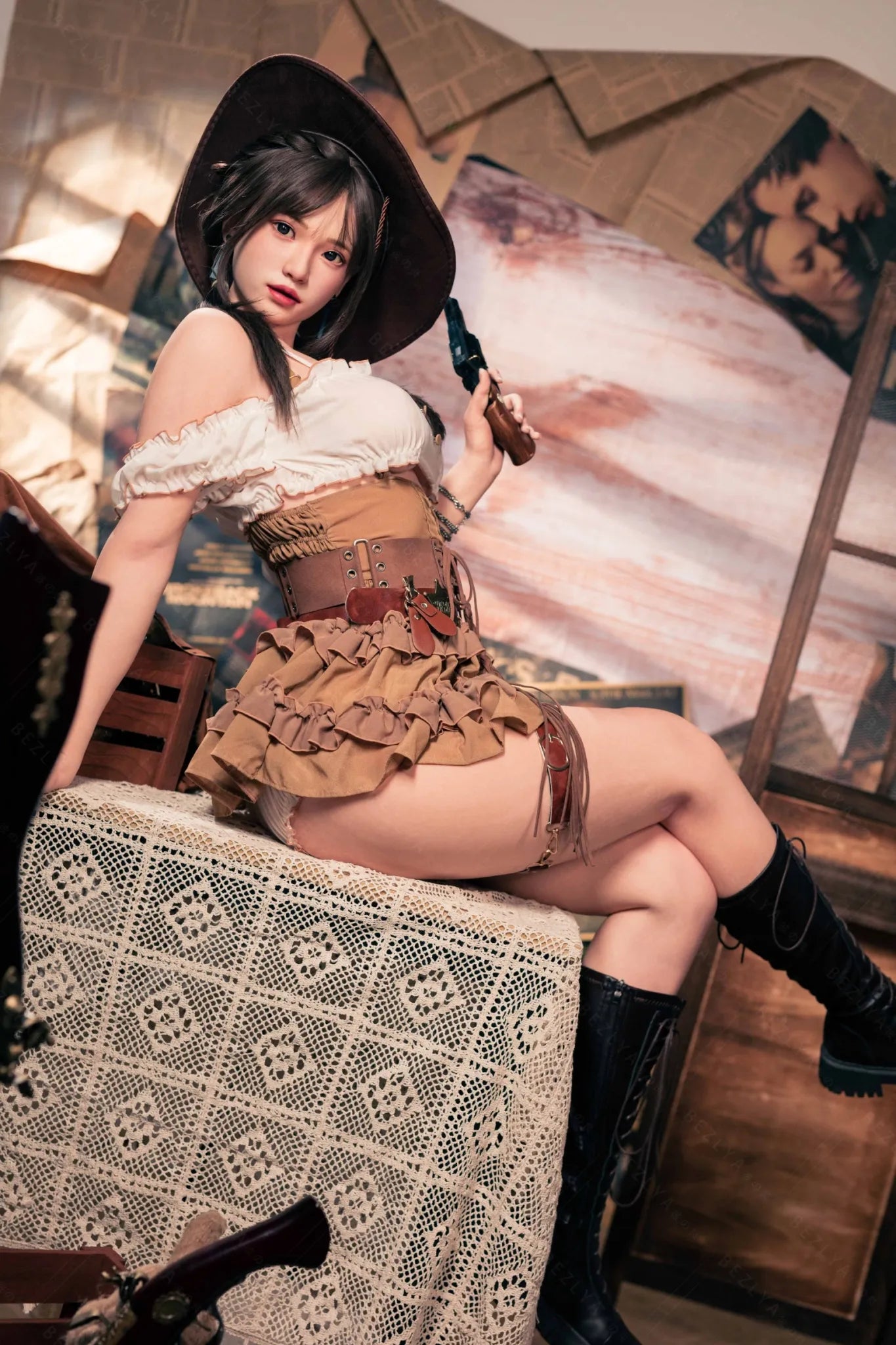 Amane (E-Cup) (162cm) | Sex Doll E-Cup / 162cm / Black Sex Doll