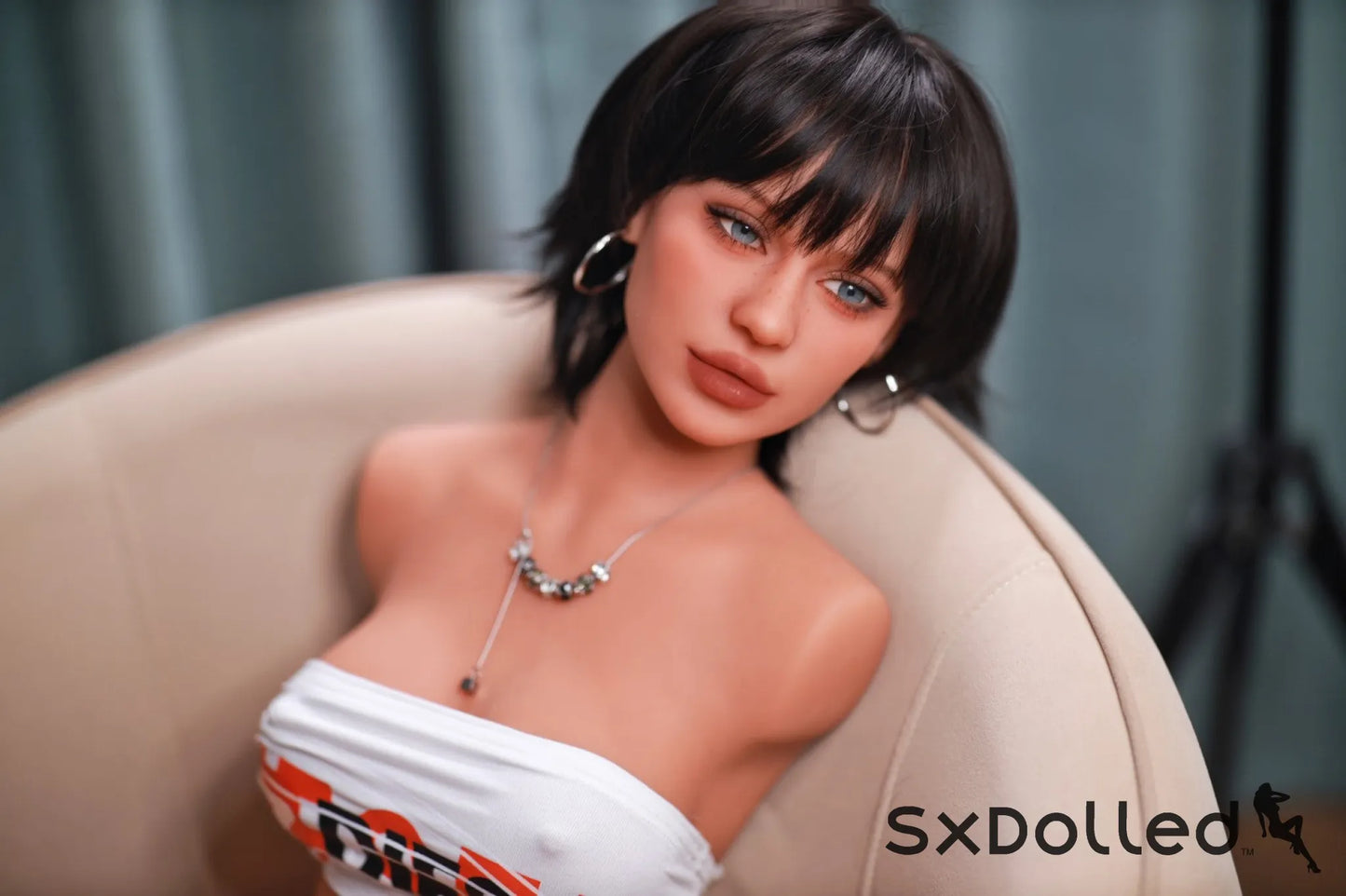 Amina A (E-Cup) (93cm) | Tan European Sex Doll Torso | Fire Doll E-Cup / 93cm / Black Sex Doll