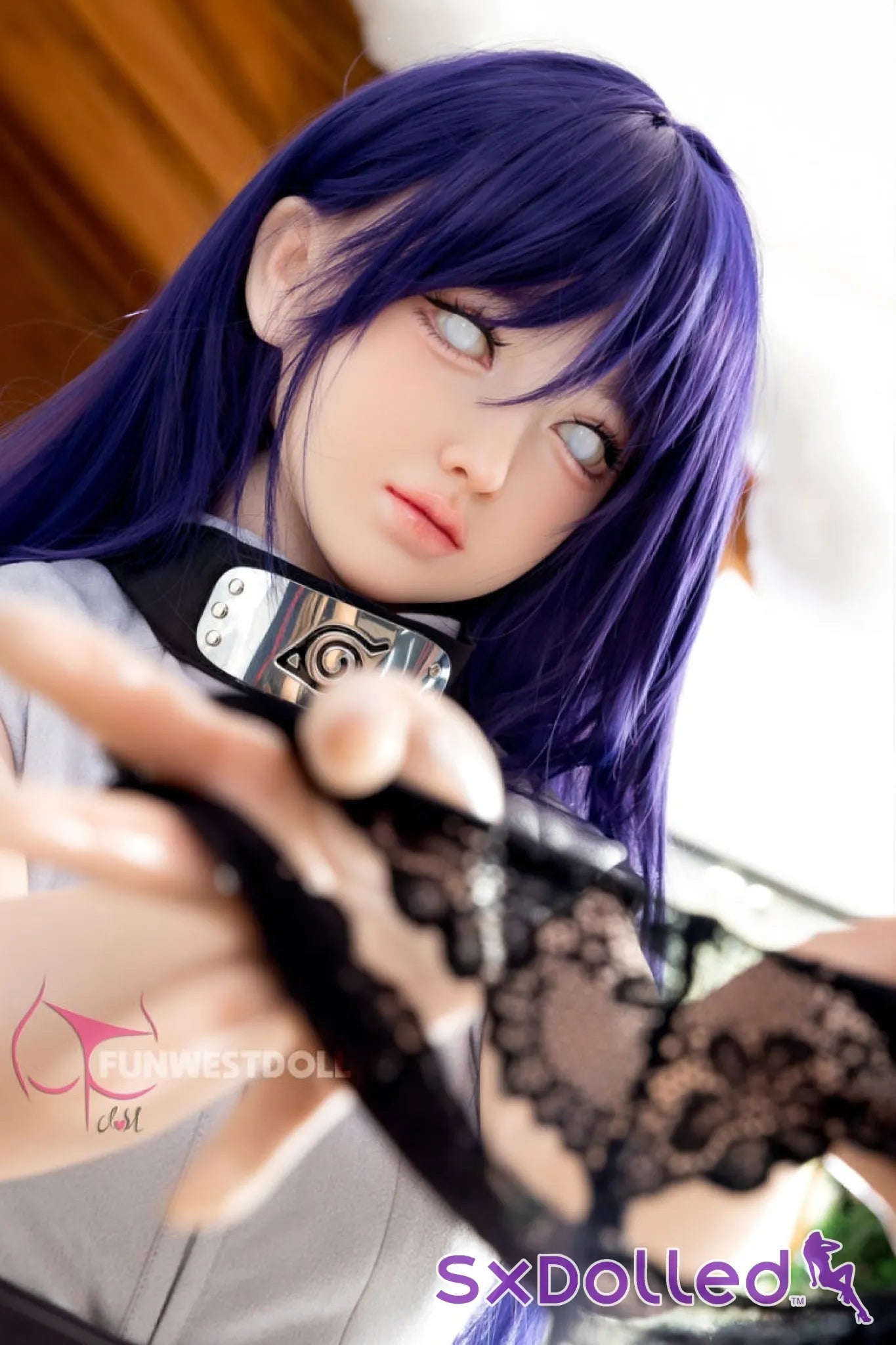Amy A (A-Cup) (159cm) | Naruto Hinata Cosplay Sex Doll | Funwest Doll A-Cup / 159cm / Purple Sex Doll