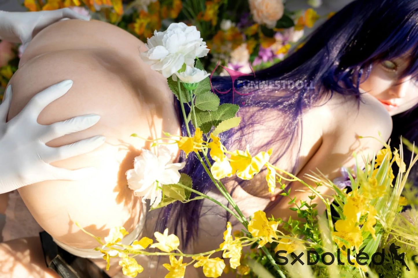 Amy A (A-Cup) (159cm) | Naruto Hinata Cosplay Sex Doll | Funwest Doll A-Cup / 159cm / Purple Sex Doll