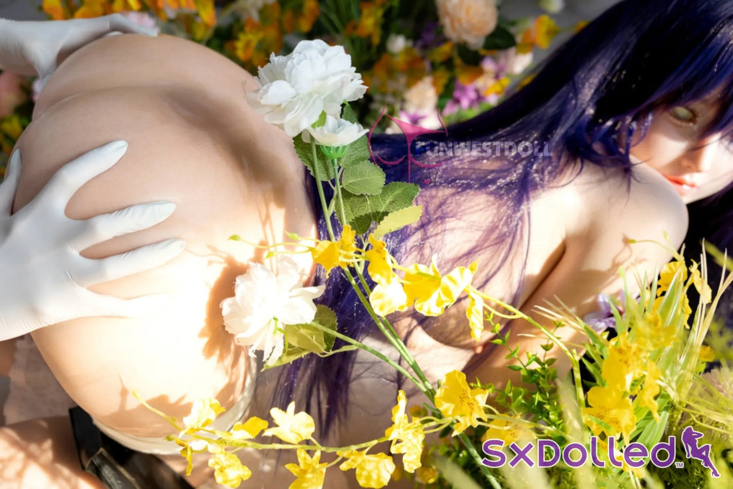 Amy A (A-Cup) (159cm) | Naruto Hinata Cosplay Sex Doll | Funwest Doll A-Cup / 159cm / Purple Sex Doll