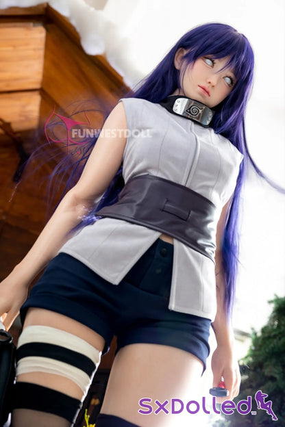 Amy A (A-Cup) (159cm) | Naruto Hinata Cosplay Sex Doll | Funwest Doll A-Cup / 159cm / Purple Sex Doll