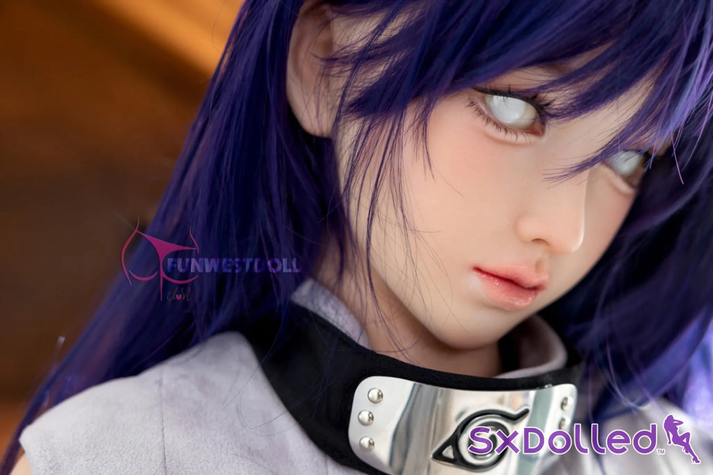 Amy A (A-Cup) (159cm) | Naruto Hinata Cosplay Sex Doll | Funwest Doll A-Cup / 159cm / Purple Sex Doll