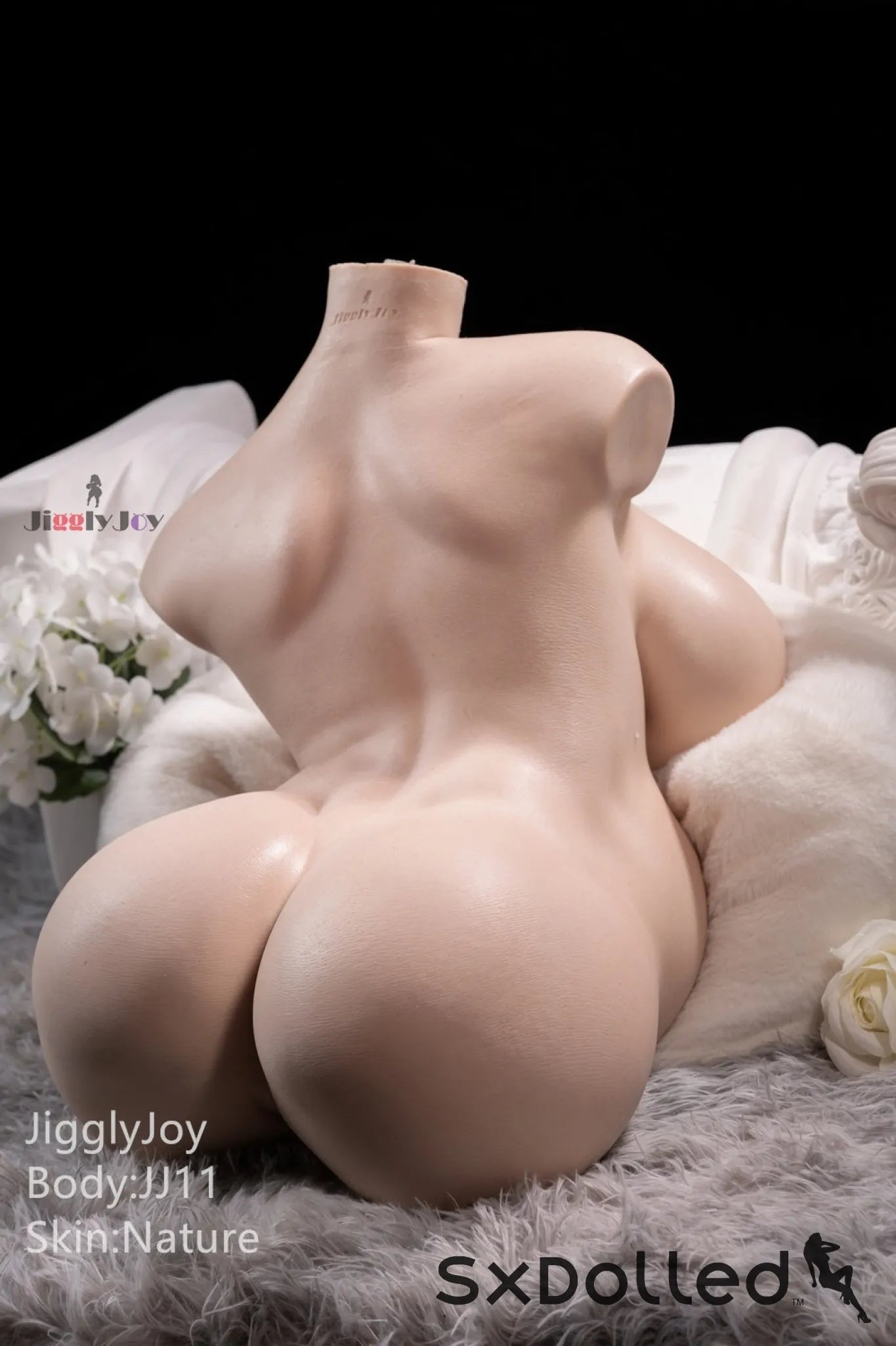 Angela A (D-Cup) (60cm) | Pregnant Sex Doll Torso | JigglyJoy D-Cup / 60cm Sex Torso