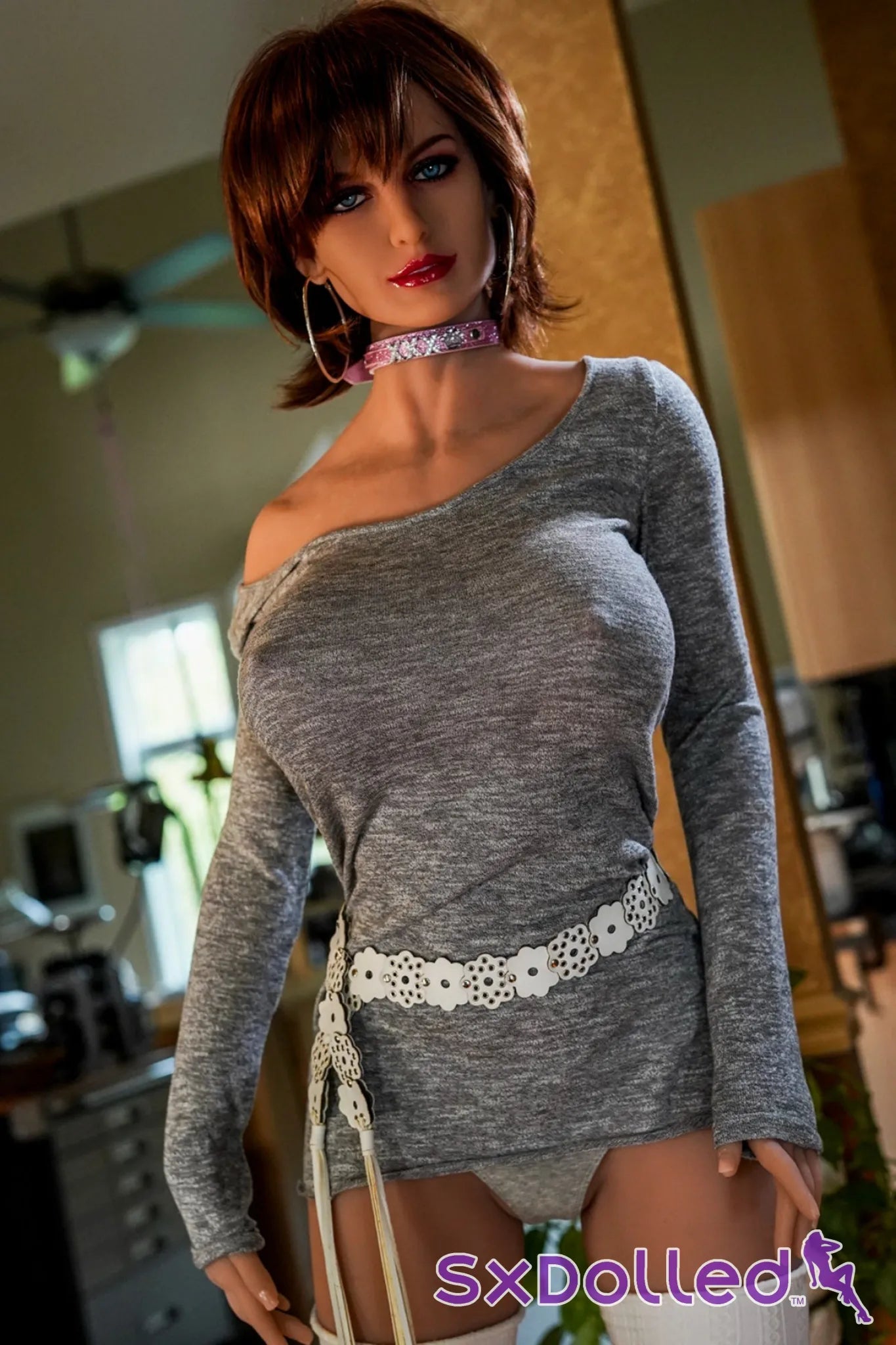 Annie C Hilary (F-Cup) (174cm) | Tan Mature MILF Sex Doll | HR Doll - F-Cup / 174cm / Brunette - Sex Doll