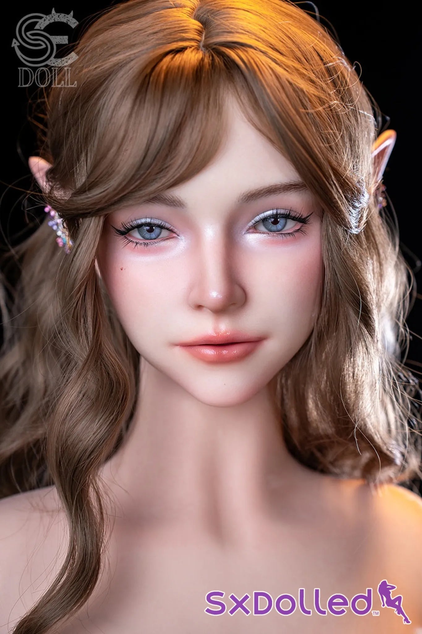 Annika.L (I-Cup) (157cm) | Mystical Thick Artist Elf Sex Doll | SE Doll - I-Cup / 157cm / Brunette - Sex Doll
