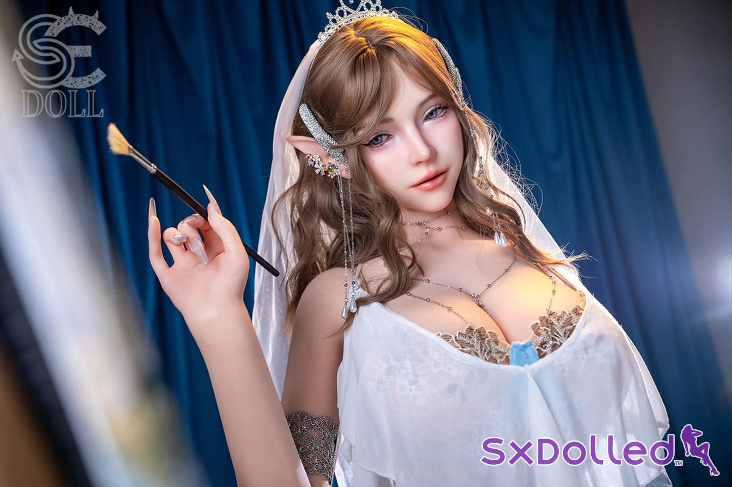 Annika.L (I-Cup) (157cm) | Mystical Thick Artist Elf Sex Doll | SE Doll - I-Cup / 157cm / Brunette - Sex Doll
