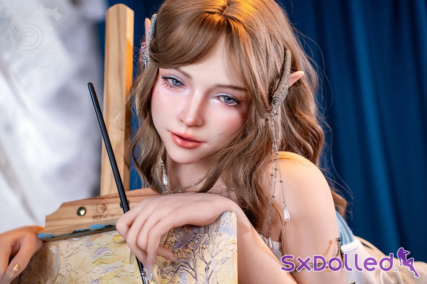 Annika.L (I-Cup) (157cm) | Mystical Thick Artist Elf Sex Doll | SE Doll - I-Cup / 157cm / Brunette - Sex Doll