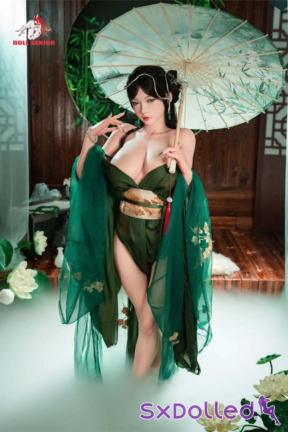 Aoi A (F-Cup) (165cm) | Snake Princess Sex Doll | Doll Senior - F-Cup / 165cm / Black - Sex Doll