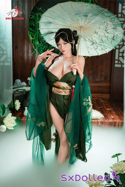 Aoi A (F-Cup) (165cm) | Snake Princess Sex Doll | Doll Senior - F-Cup / 165cm / Black - Sex Doll