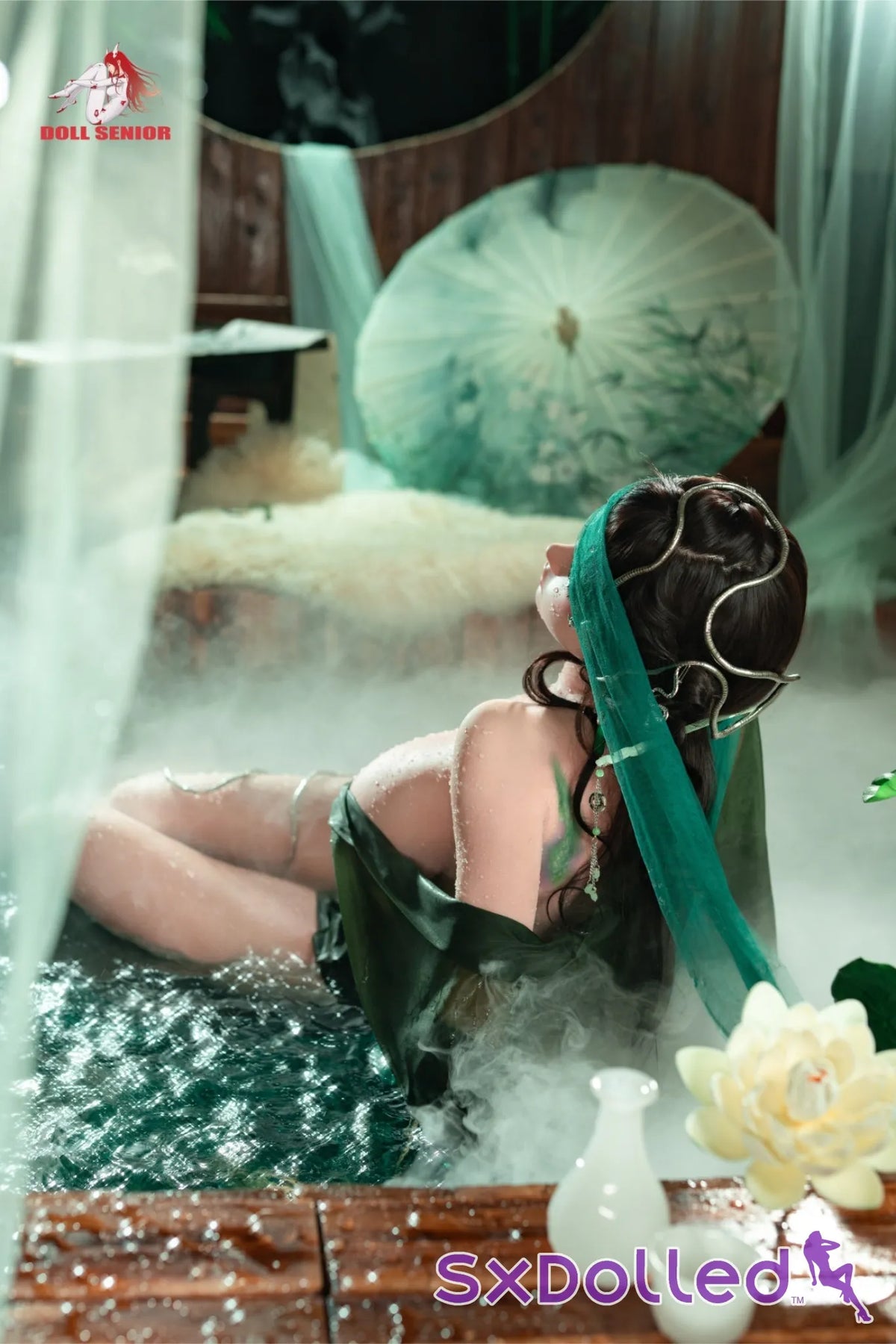 Aoi A (F-Cup) (165cm) | Snake Princess Sex Doll | Doll Senior - F-Cup / 165cm / Black - Sex Doll