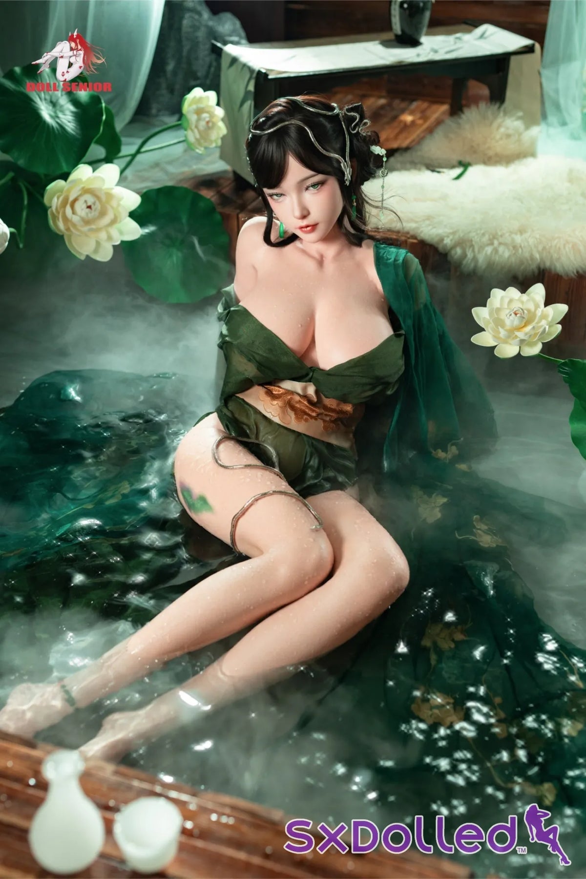 Aoi A (F-Cup) (165cm) | Snake Princess Sex Doll | Doll Senior - F-Cup / 165cm / Black - Sex Doll