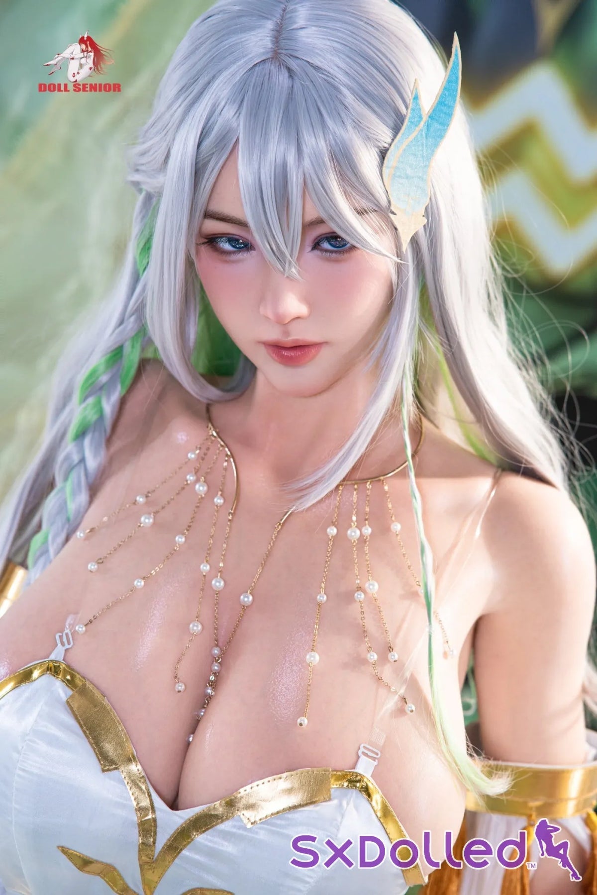 Aquarius A (I-Cup) (175cm) | Celestial Aquarius Beauty Sex Doll | Doll Senior - I-Cup / 170cm / Blue - Sex Doll