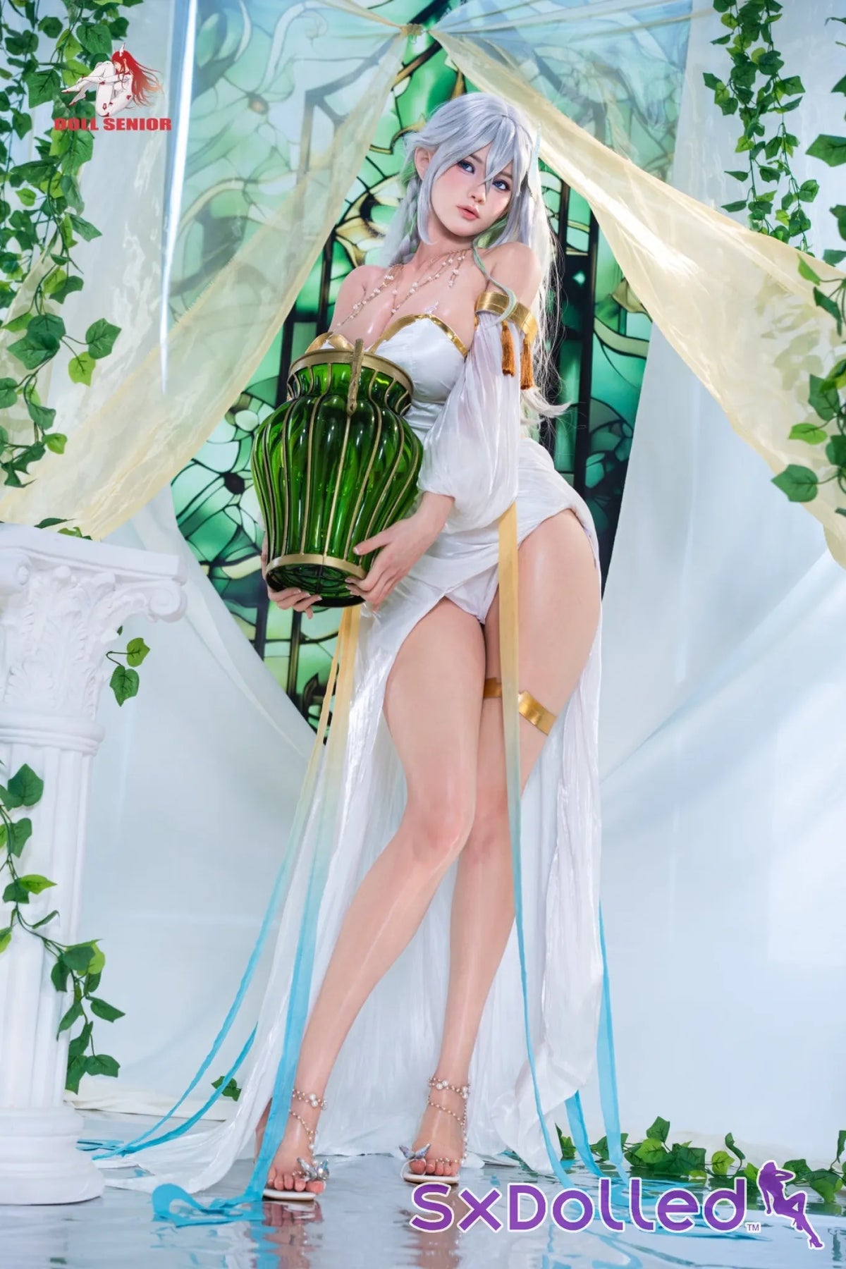 Aquarius A (I-Cup) (175cm) | Celestial Aquarius Beauty Sex Doll | Doll Senior - I-Cup / 170cm / Blue - Sex Doll