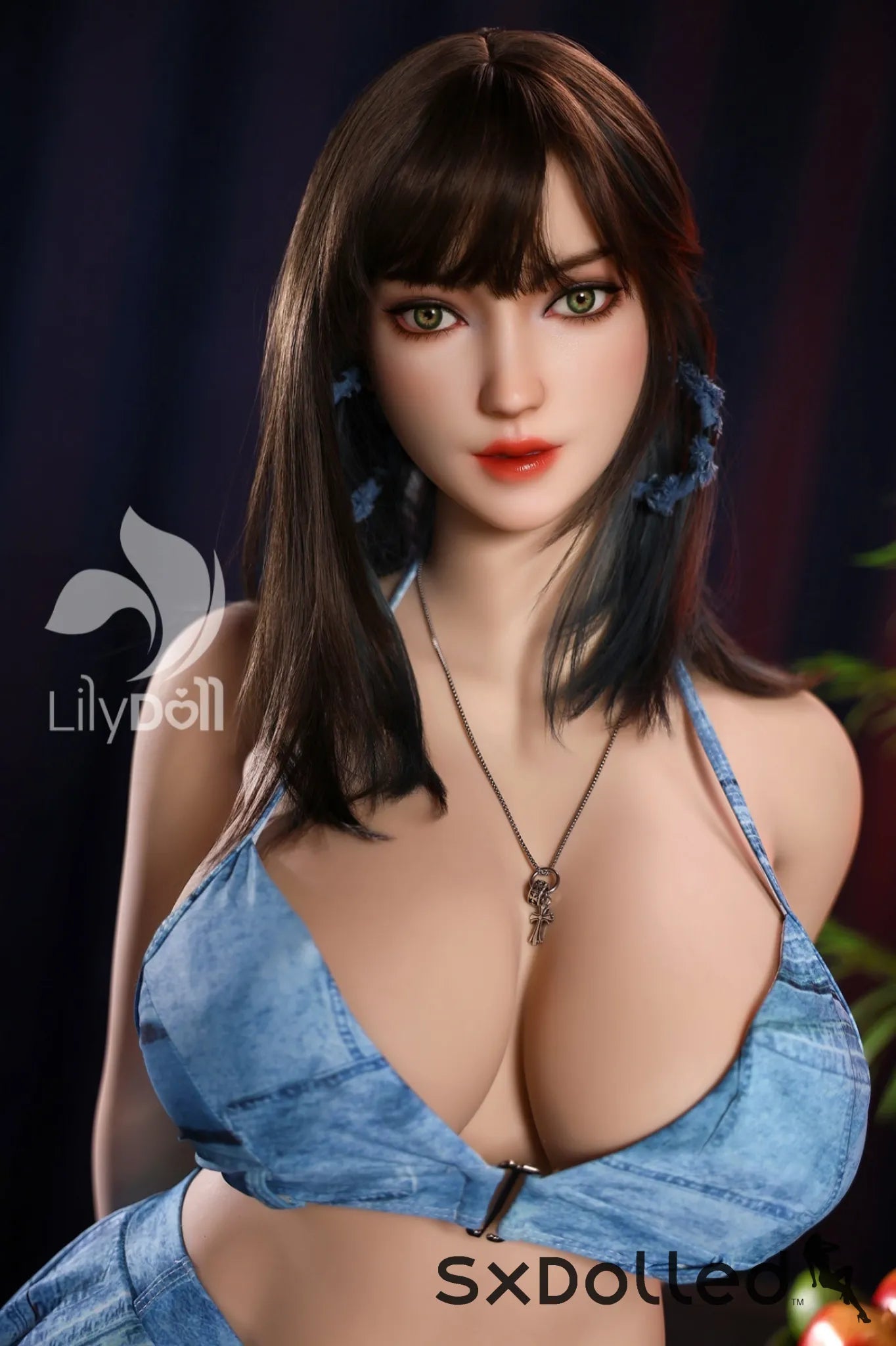 Aria E (K-Cup) (157cm) | Big Breasts Thick Sex Doll | Lily Doll K-Cup / 157cm / Brunette Sex Doll
