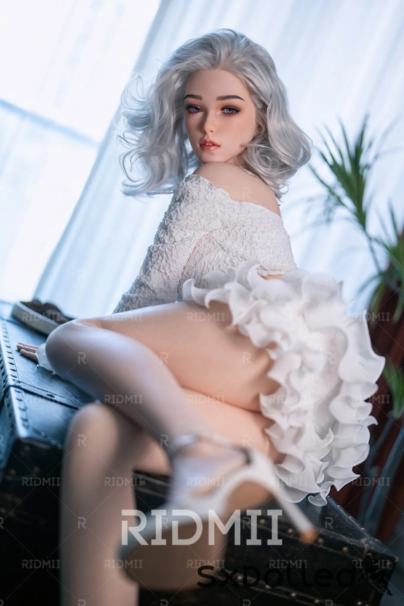 Arin A (E-Cup) (164cm) | Silver Hair Baddie Sex Doll | RIDMII Doll E-Cup / 164cm / Silver Sex Doll