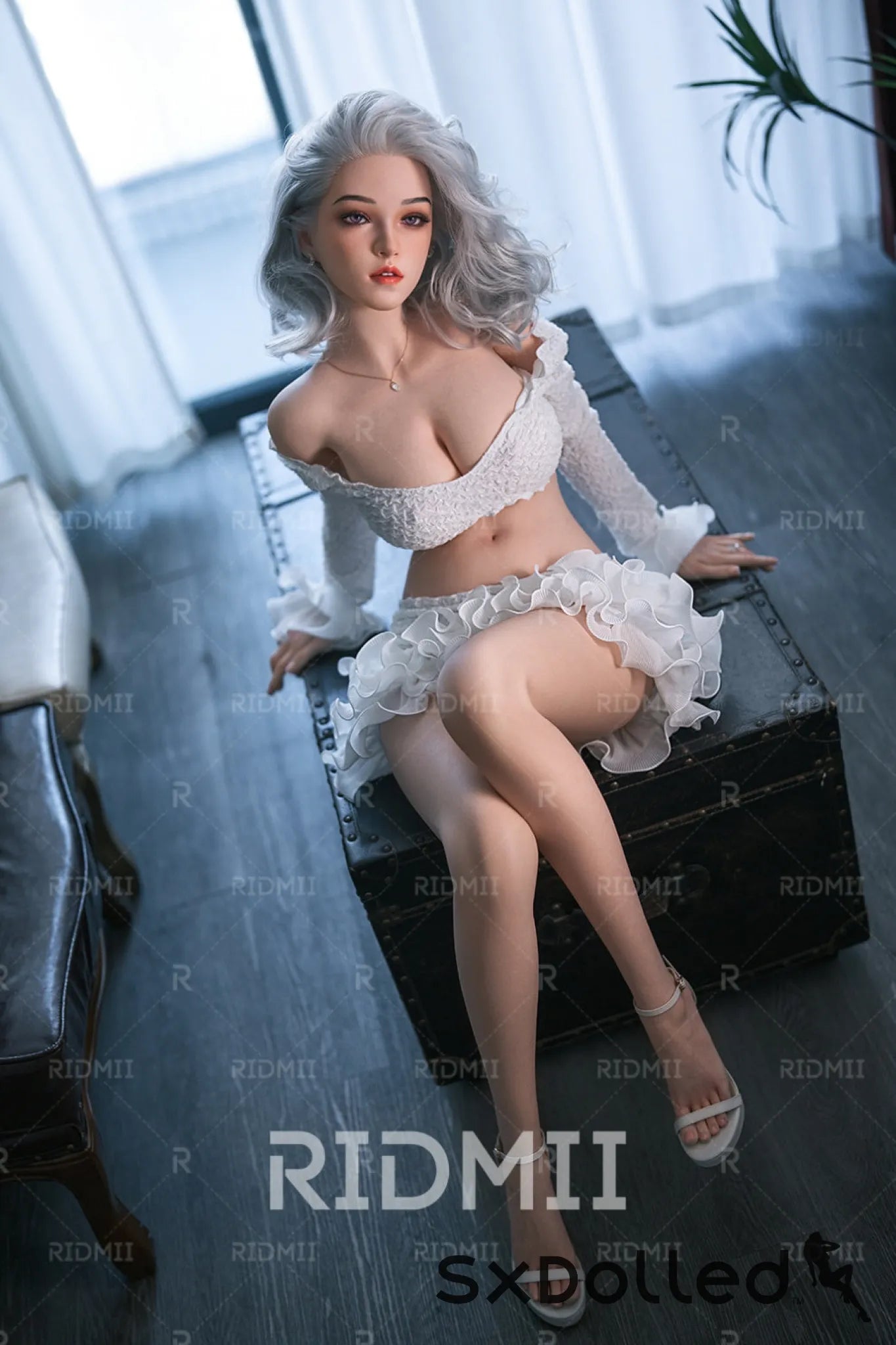 Arin A (E-Cup) (164cm) | Silver Hair Baddie Sex Doll | RIDMII Doll E-Cup / 164cm / Silver Sex Doll
