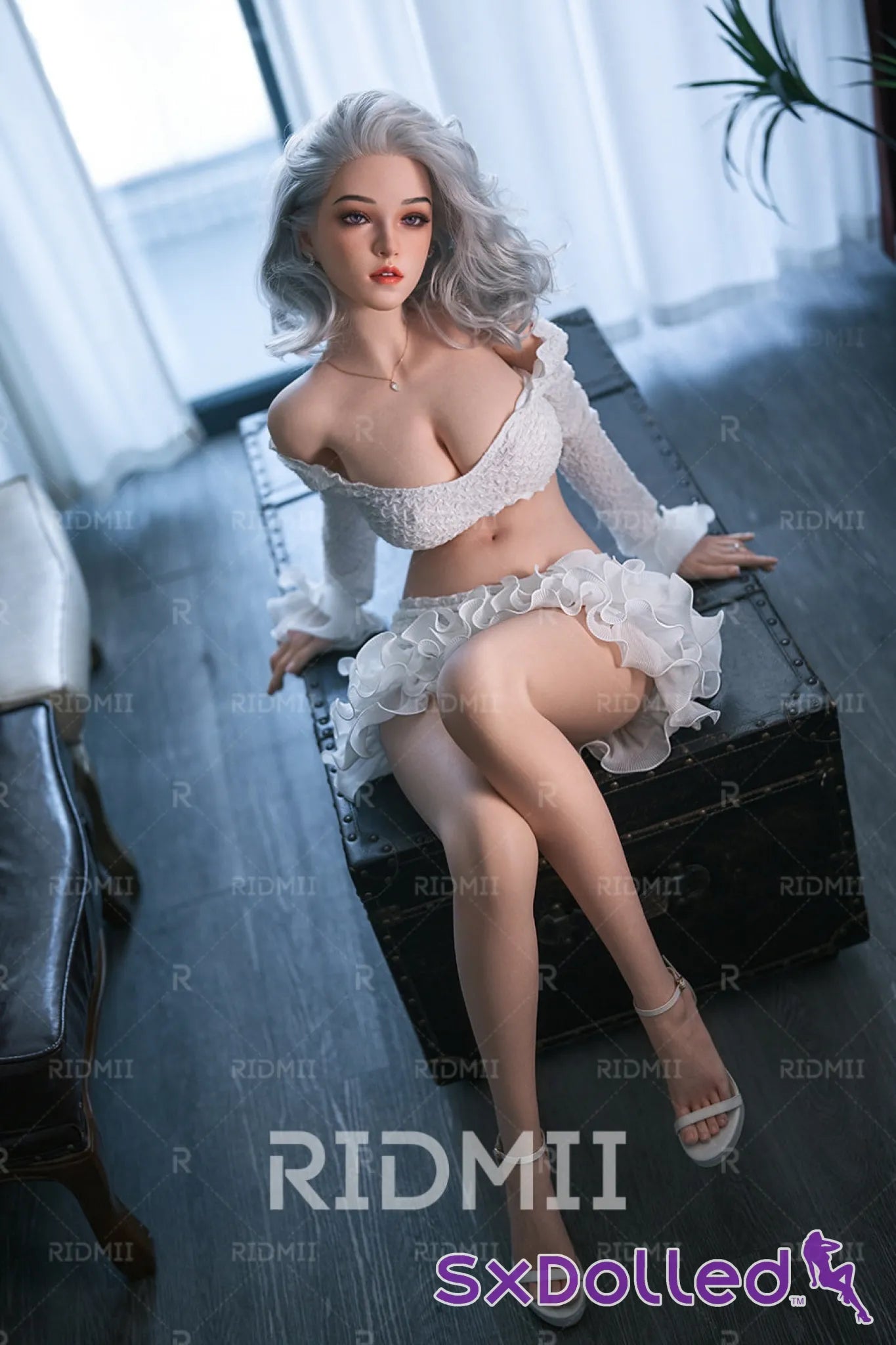 Arin A (E-Cup) (164cm) | Silver Hair Baddie Sex Doll | RIDMII Doll E-Cup / 164cm / Silver Sex Doll