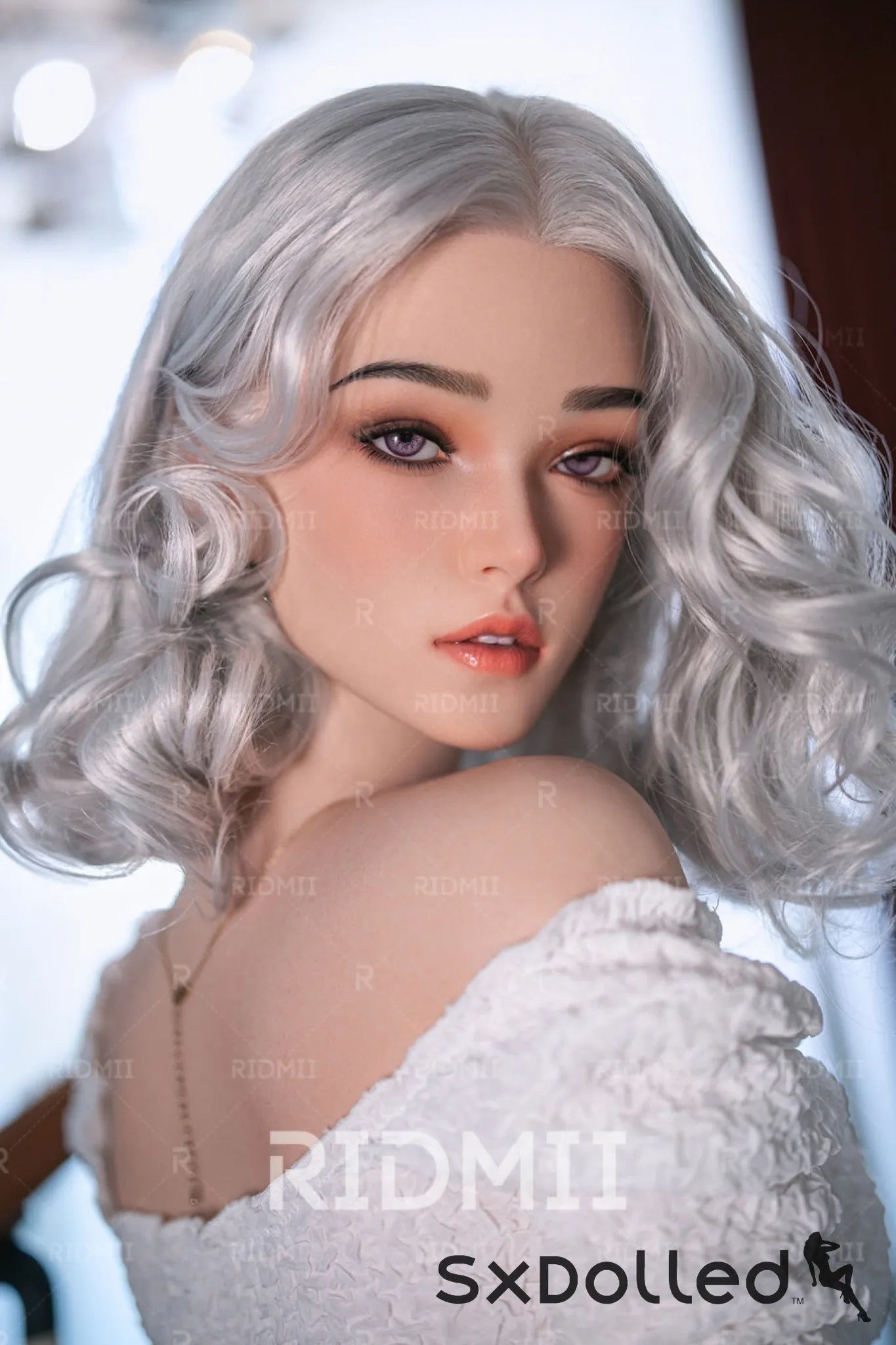 Arin A (E-Cup) (164cm) | Silver Hair Baddie Sex Doll | RIDMII Doll E-Cup / 164cm / Silver Sex Doll