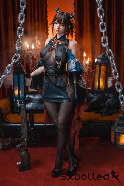 Arlise (E-Cup) (162cm) | Silicone Asian Demon Cosplay Sex Doll | AITIA E-Cup / 162cm / Brunette Sex Doll
