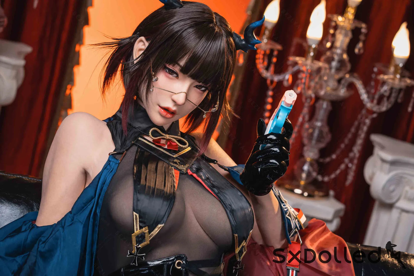 Arlise (E-Cup) (162cm) | Silicone Asian Demon Cosplay Sex Doll | AITIA E-Cup / 162cm / Brunette Sex Doll