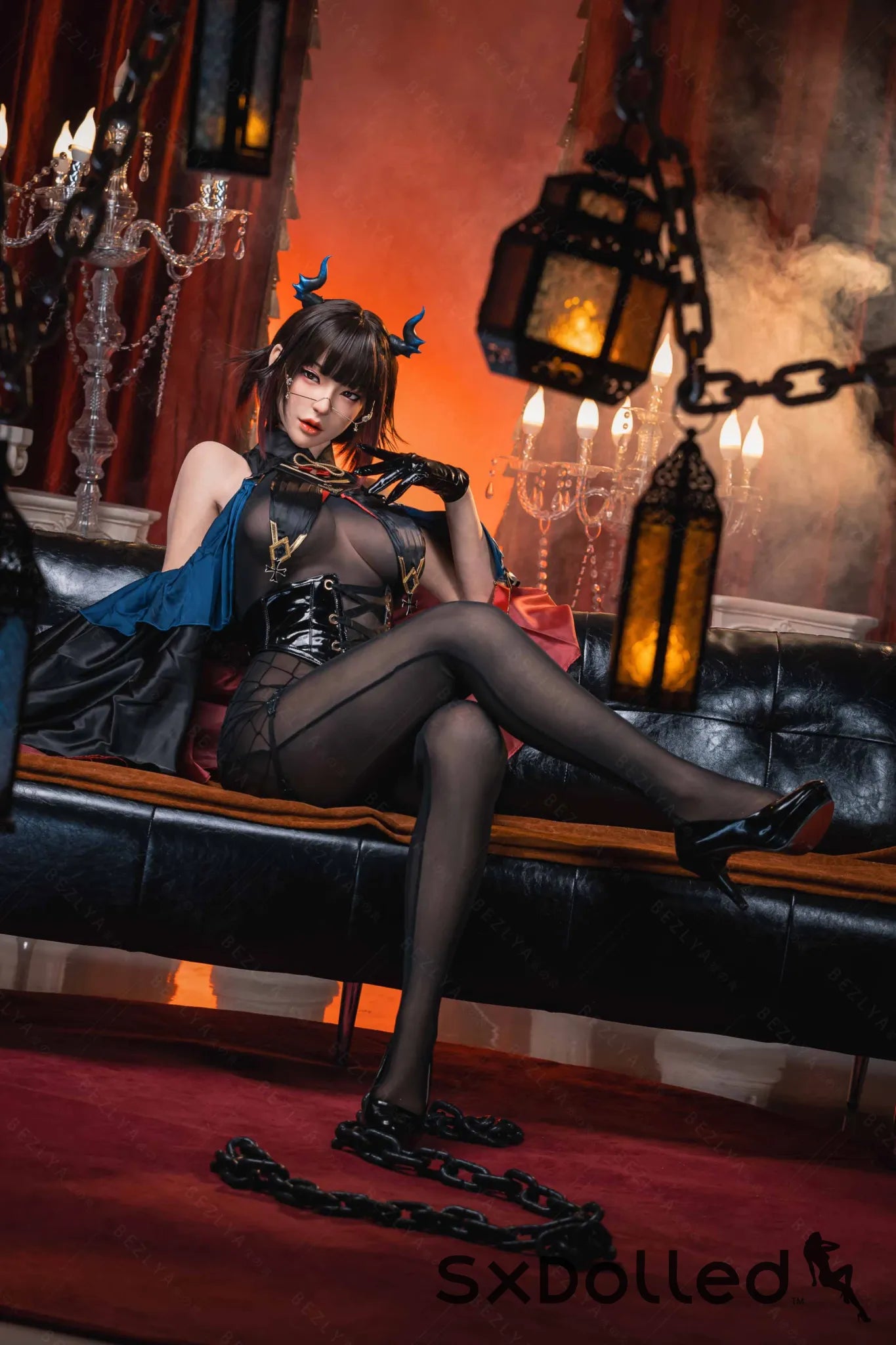 Arlise (E-Cup) (162cm) | Silicone Asian Demon Cosplay Sex Doll | AITIA E-Cup / 162cm / Brunette Sex Doll