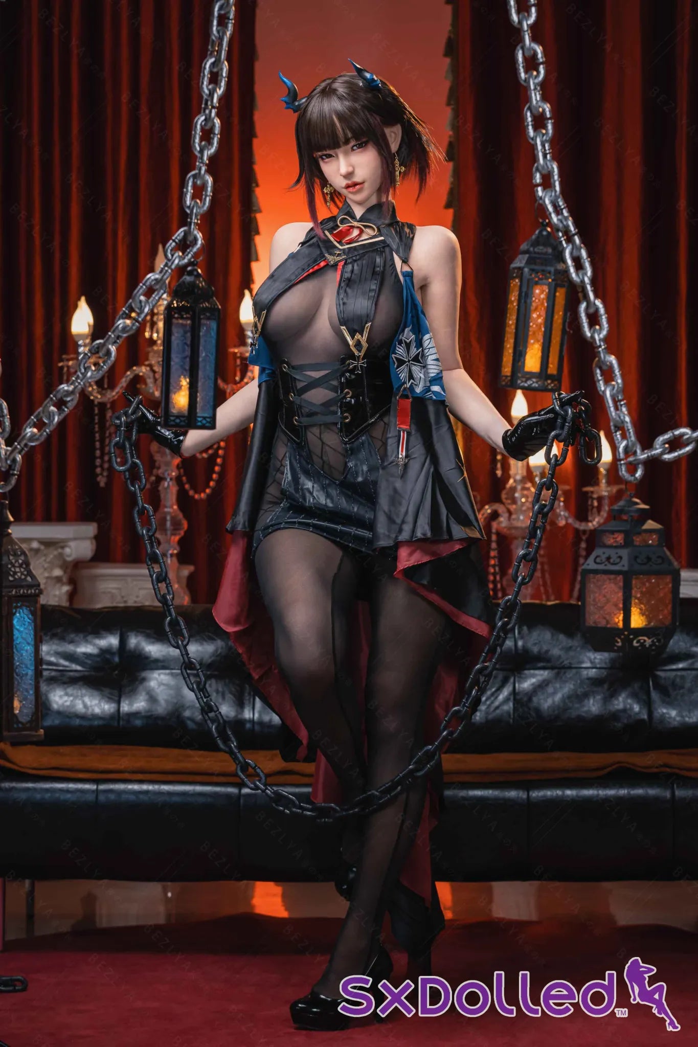 Arlise (E-Cup) (162cm) | Silicone Asian Demon Cosplay Sex Doll | AITIA E-Cup / 162cm / Brunette Sex Doll
