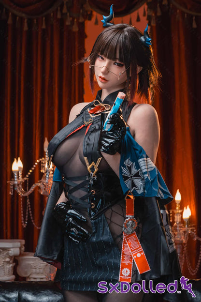 Arlise (E-Cup) (162cm) | Silicone Asian Demon Cosplay Sex Doll | AITIA E-Cup / 162cm / Brunette Sex Doll