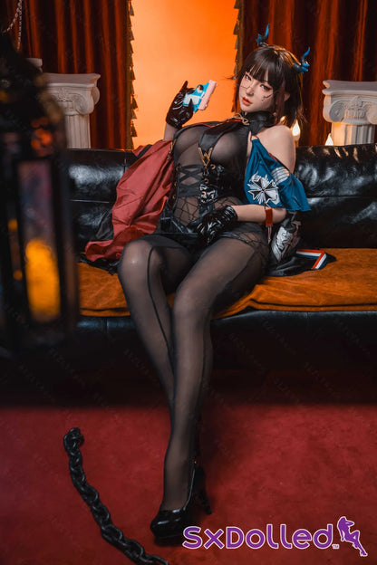 Arlise (E-Cup) (162cm) | Silicone Asian Demon Cosplay Sex Doll | AITIA E-Cup / 162cm / Brunette Sex Doll