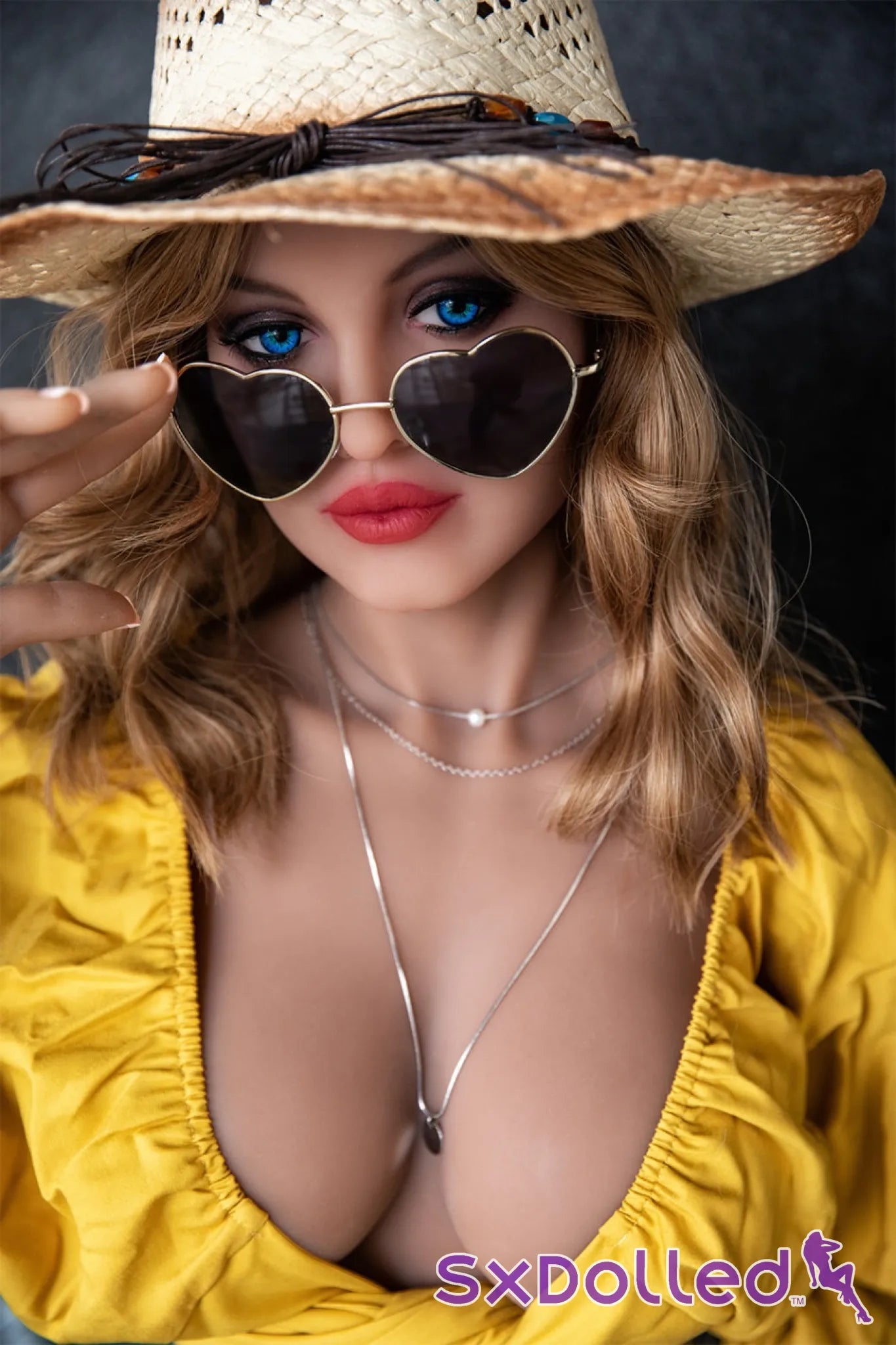 Asha B (D-Cup) (165cm) | Tanned Beach Girl Sex Doll | HR Doll - D-Cup / 165cm / Blonde - Sex Doll