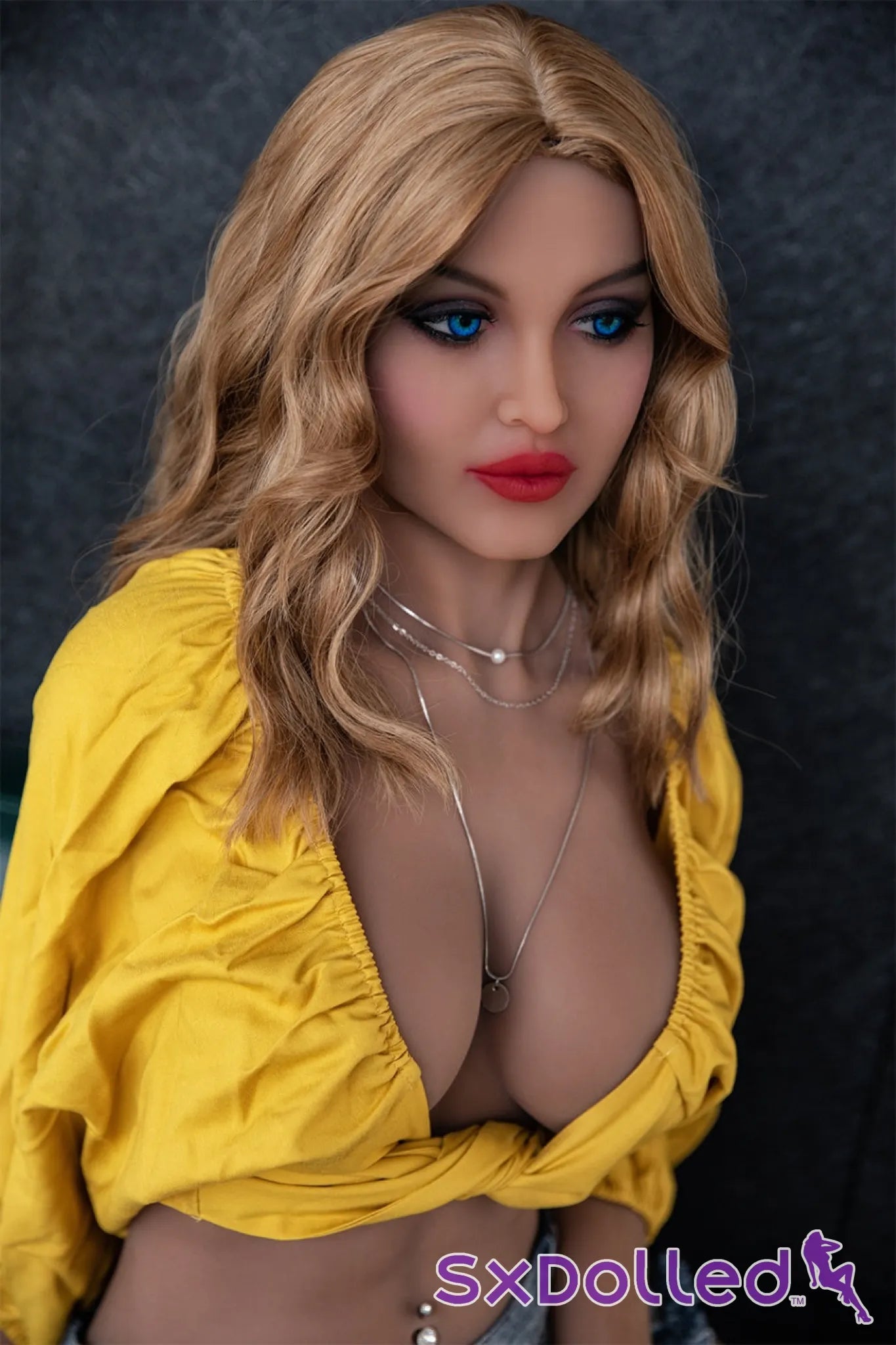 Asha B (D-Cup) (165cm) | Tanned Beach Girl Sex Doll | HR Doll - D-Cup / 165cm / Blonde - Sex Doll