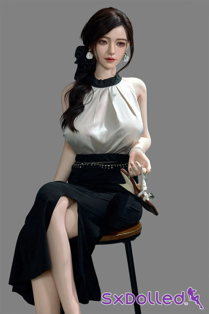 Asuka Eva-2 (D-Cup) (171cm) | Busty Pretty Asian Sex Doll | Starpery - D-Cup / 171cm / Black - Sex Doll