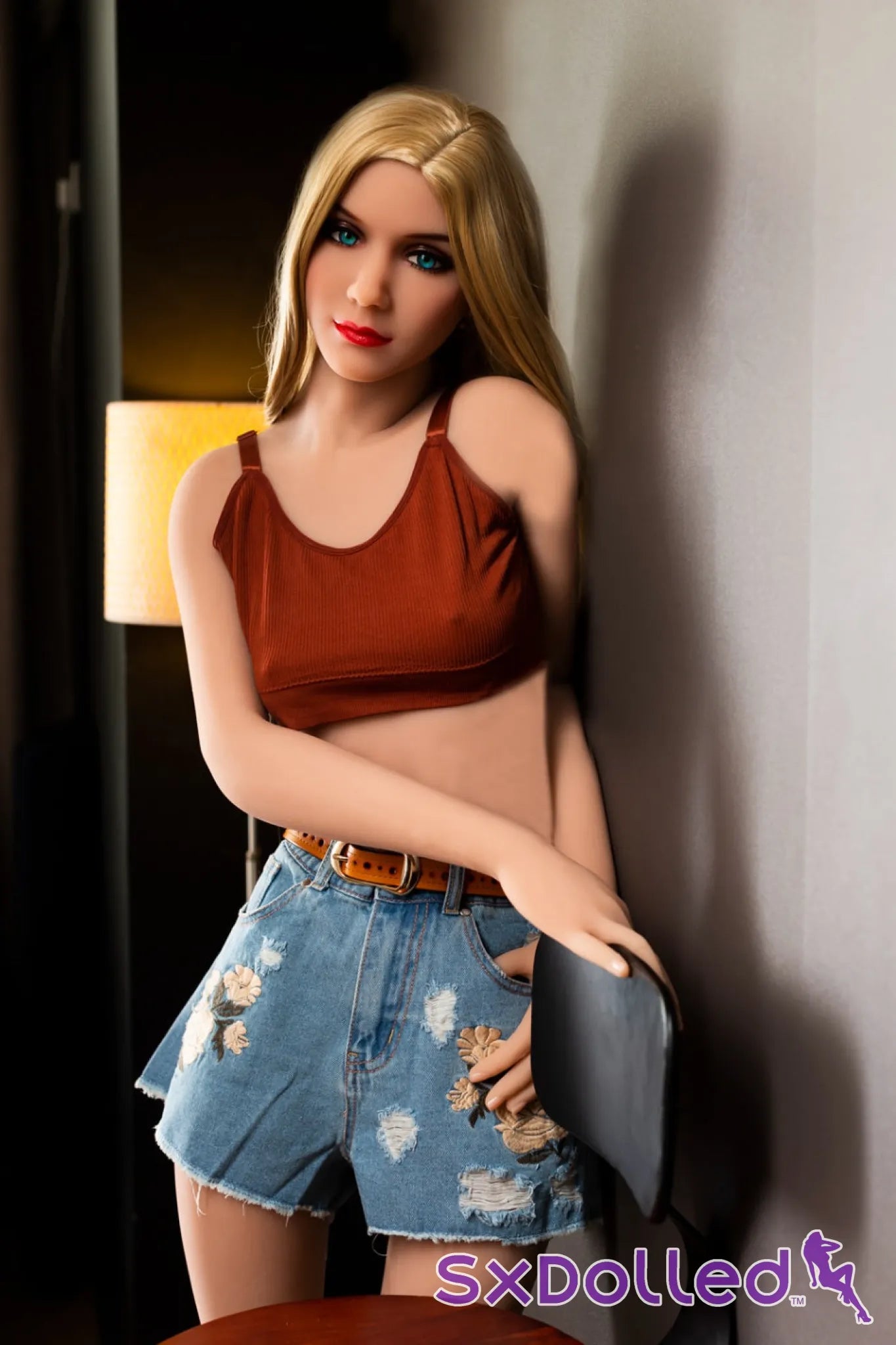 Audrey A (A-Cup) (166cm) | Blonde Blue Eyed Thin Sex Doll | HR Doll - A-Cup / 166cm / Blonde - Sex Doll