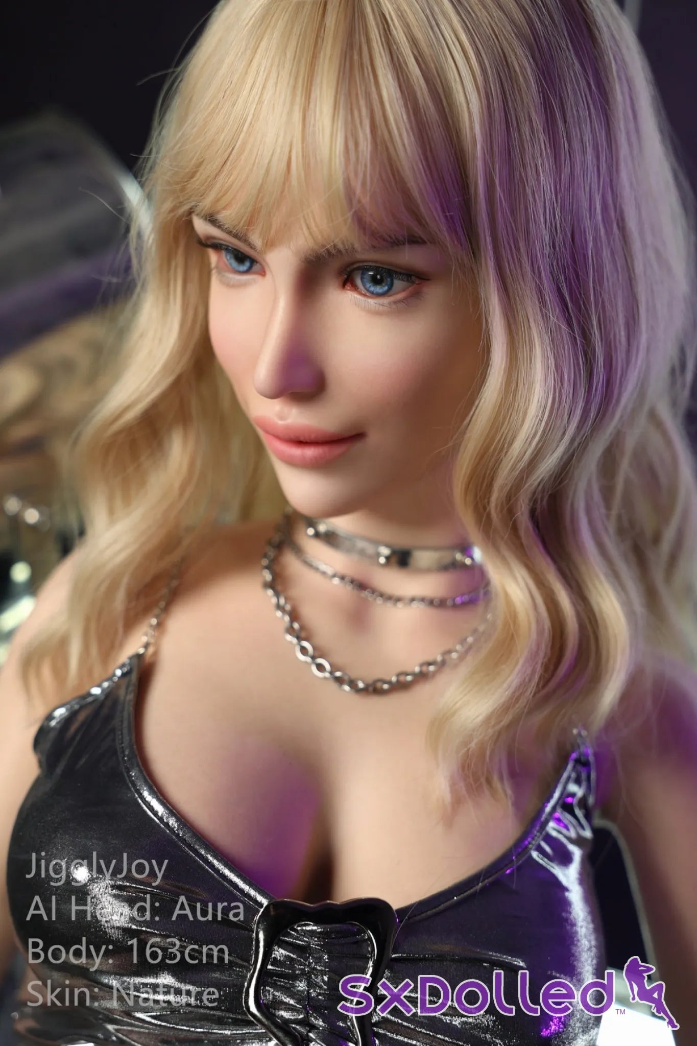 Aura (E-Cup) (163cm) | Curvy Happy Blonde AI Sex Doll | JigglyJoy E-Cup / 163cm / Blonde Sex Doll