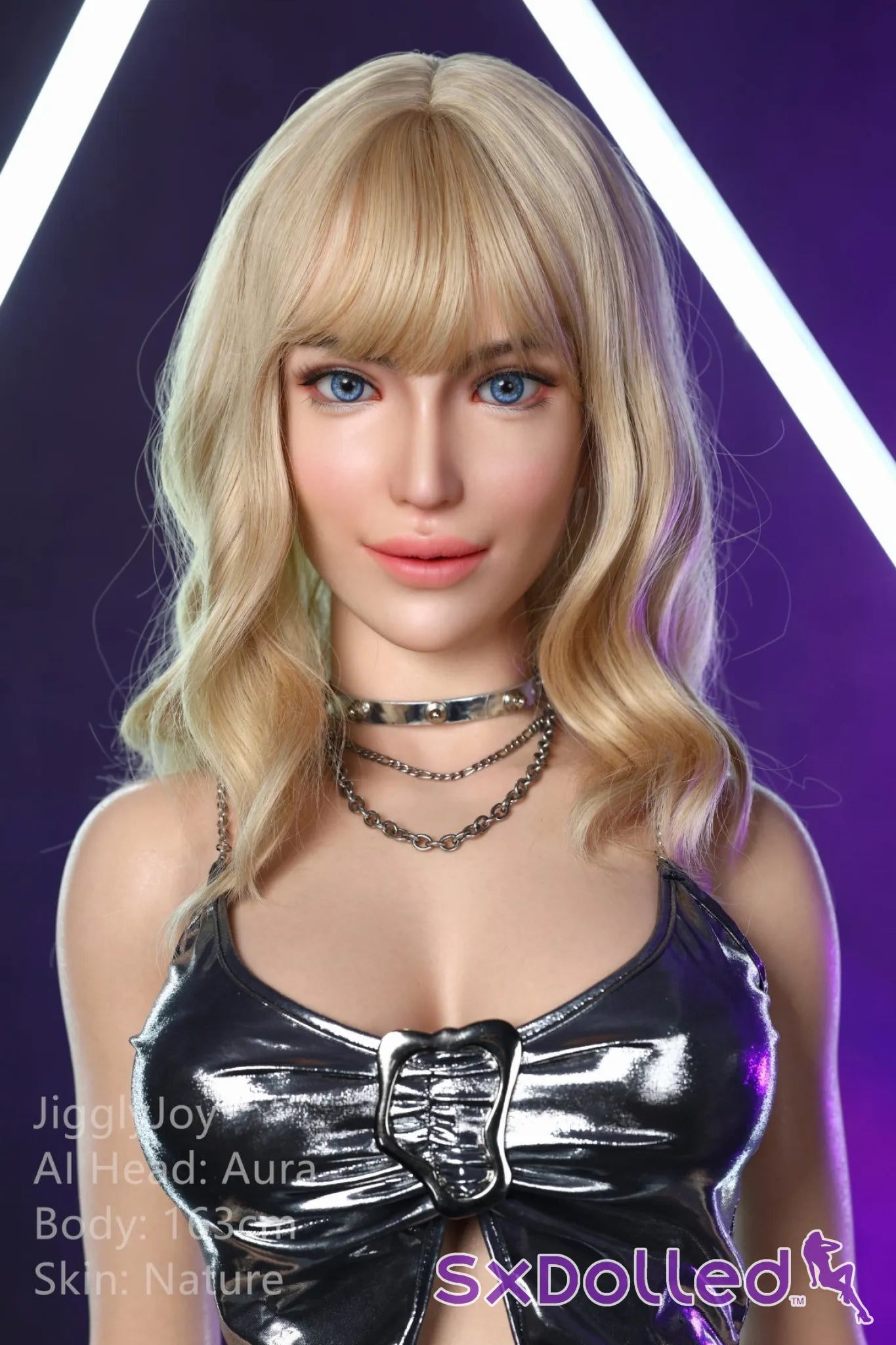 Aura (E-Cup) (163cm) | Curvy Happy Blonde AI Sex Doll | JigglyJoy E-Cup / 163cm / Blonde Sex Doll