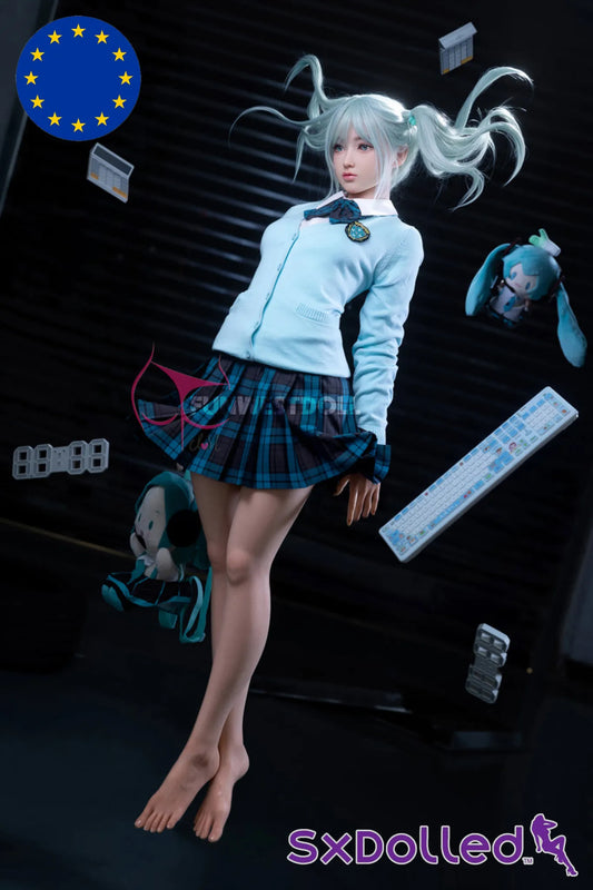 Avina (A-Cup) (159cm) | Sex Doll A-Cup / 159cm / Blue Sex Doll