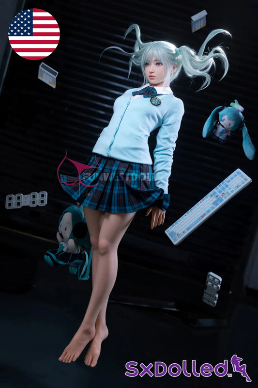Avina (A-Cup) (159cm) | Sex Doll A-Cup / 159cm / Blue Sex Doll