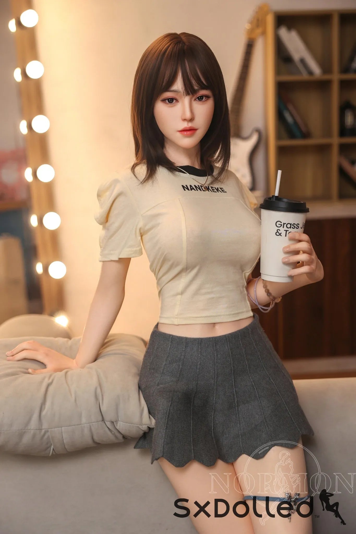 Awen (D-Cup) (150cm) | Brunette Asian Sex Doll | Normon Doll D-Cup / 150cm / Brunette Sex Doll