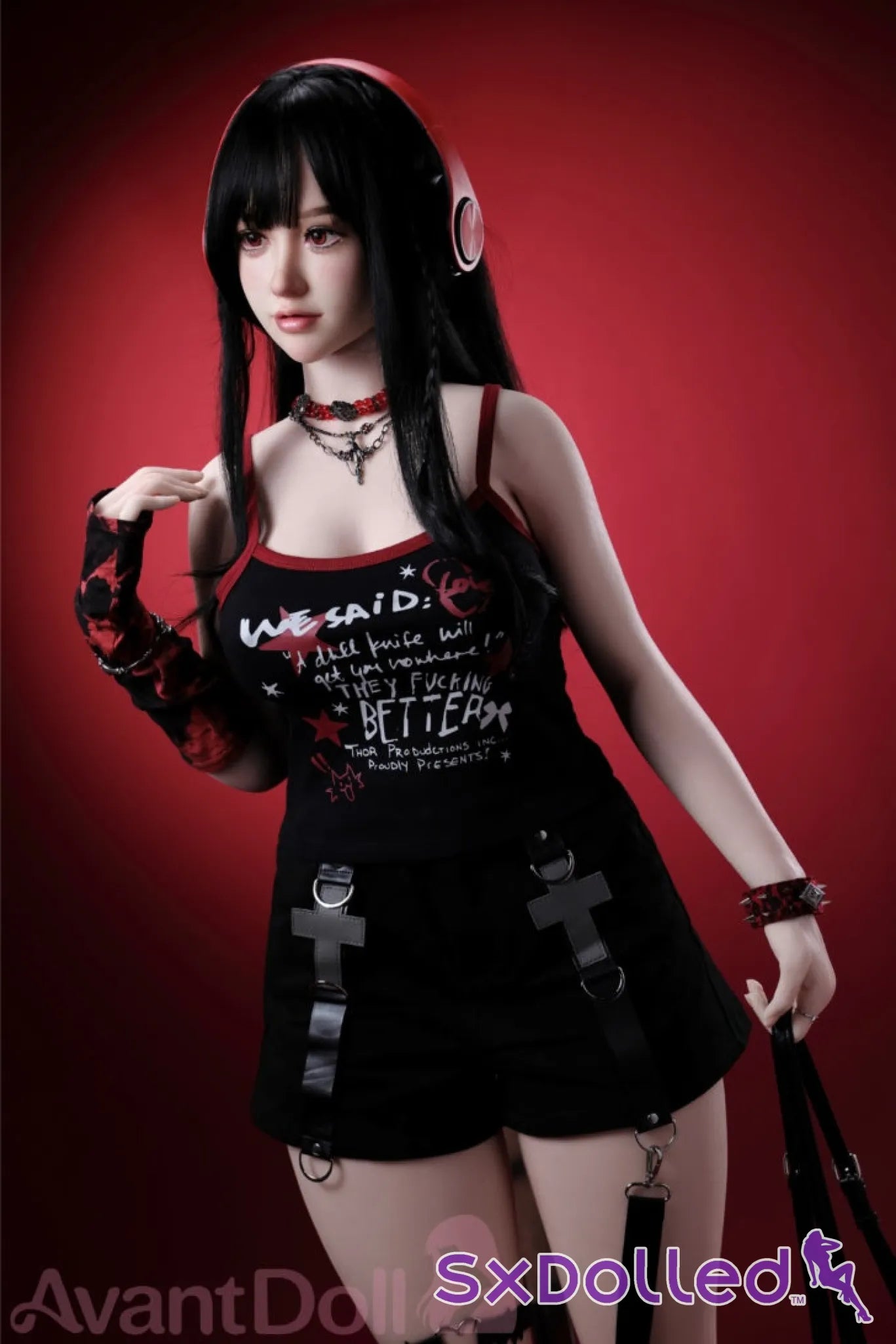 Ayaka A (F-Cup) (165cm) | Caucasian Goth Sex Doll | Avant Doll F-Cup / 165cm / Black Sex Doll