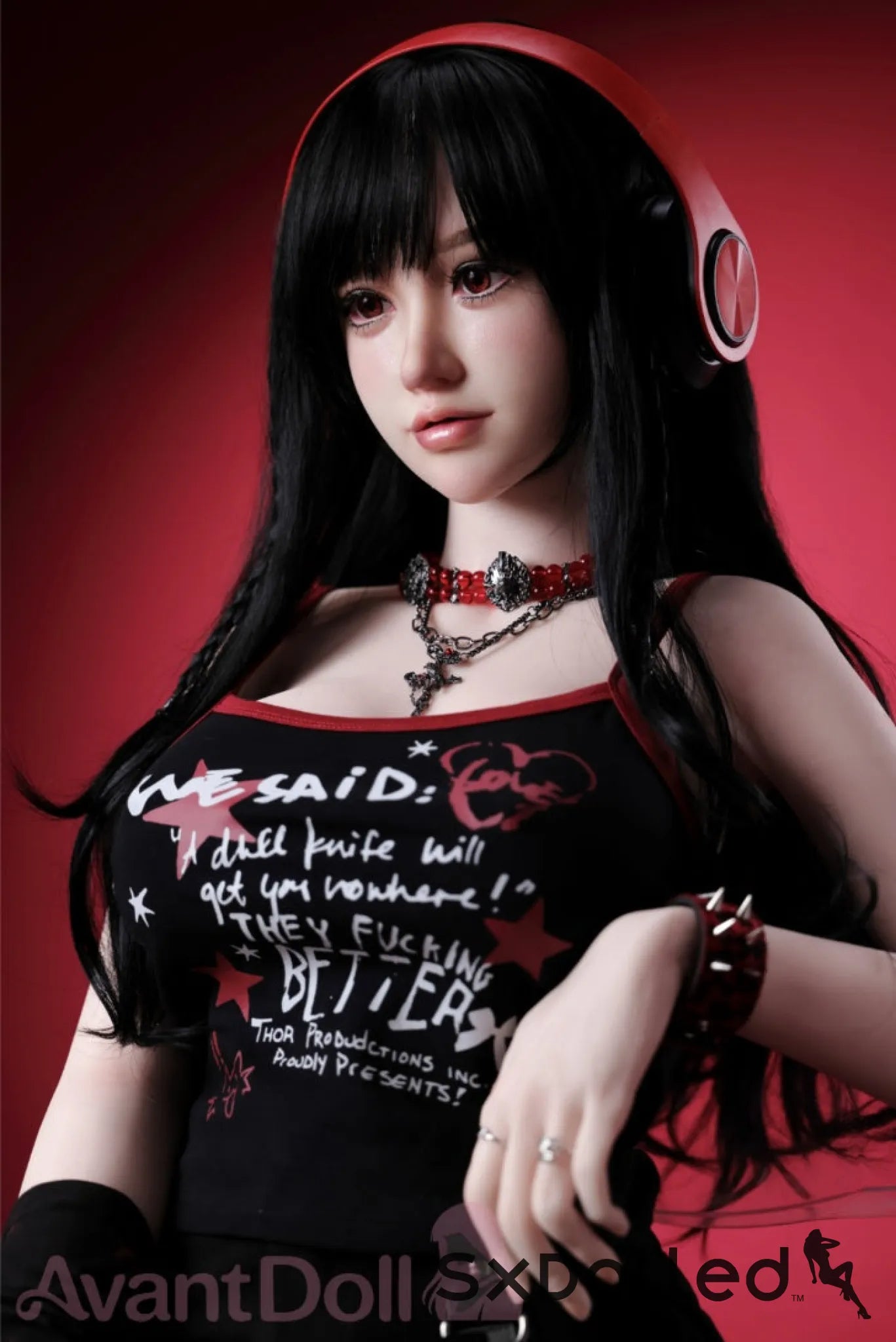 Ayaka A (F-Cup) (165cm) | Caucasian Goth Sex Doll | Avant Doll F-Cup / 165cm / Black Sex Doll