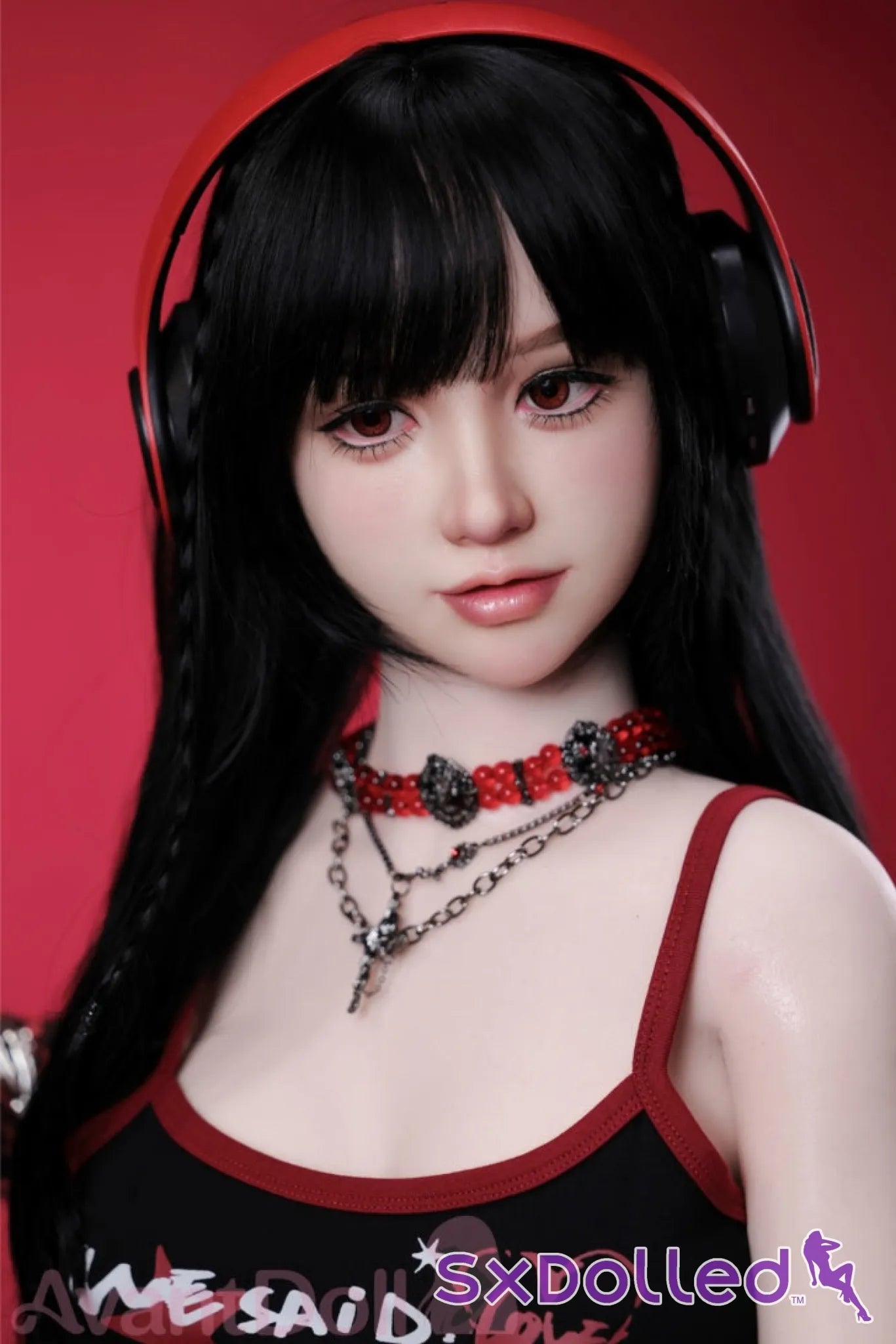 Ayaka A (F-Cup) (165cm) | Caucasian Goth Sex Doll | Avant Doll F-Cup / 165cm / Black Sex Doll
