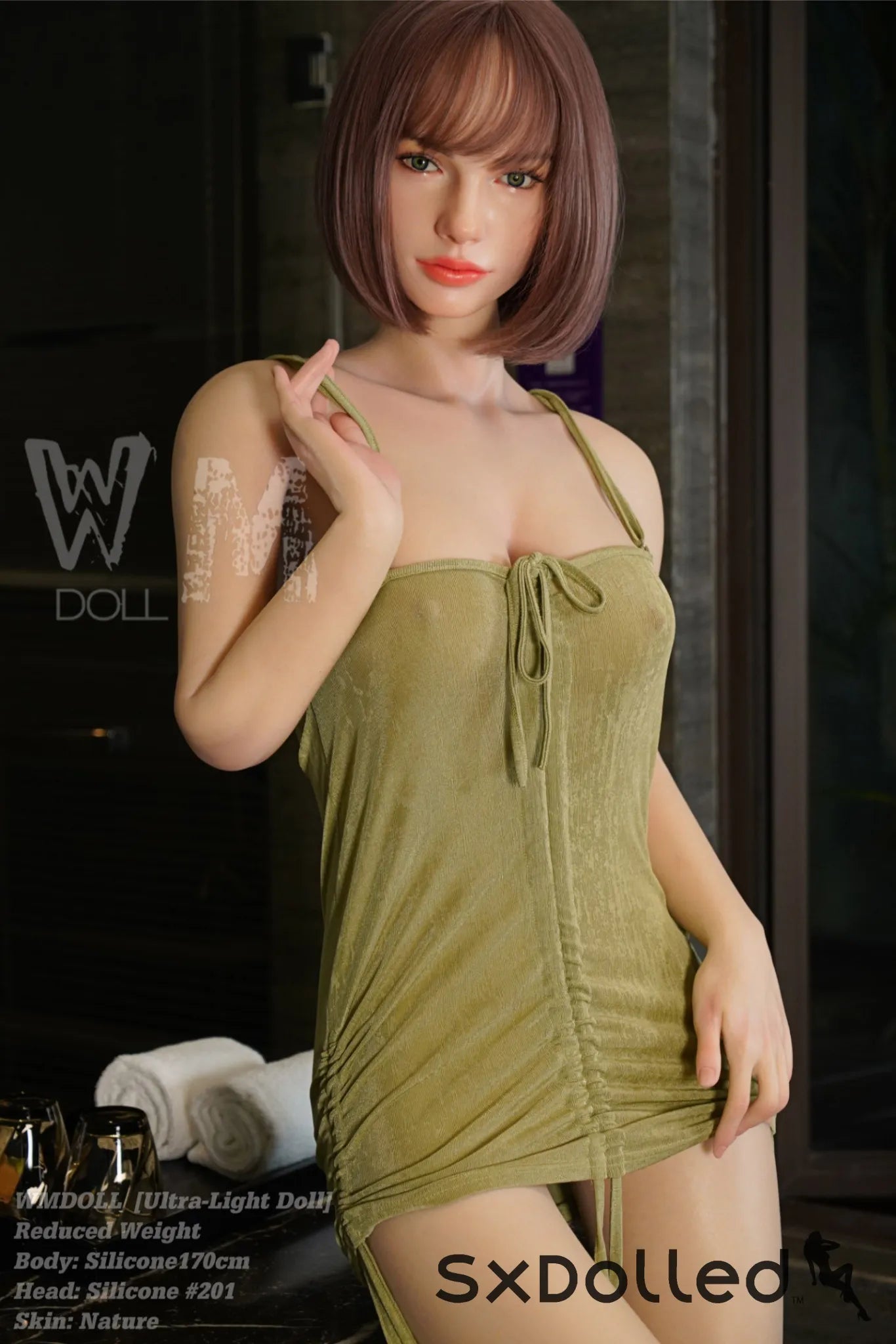 Azalea A (D-Cup) (170cm) | Slim Light Weight Sex Doll | WM Doll D-Cup / 170cm / Brunette Sex Doll