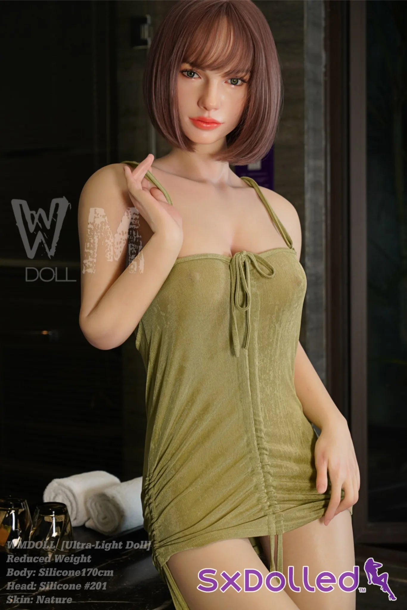 Azalea A (D-Cup) (170cm) | Slim Light Weight Sex Doll | WM Doll D-Cup / 170cm / Brunette Sex Doll