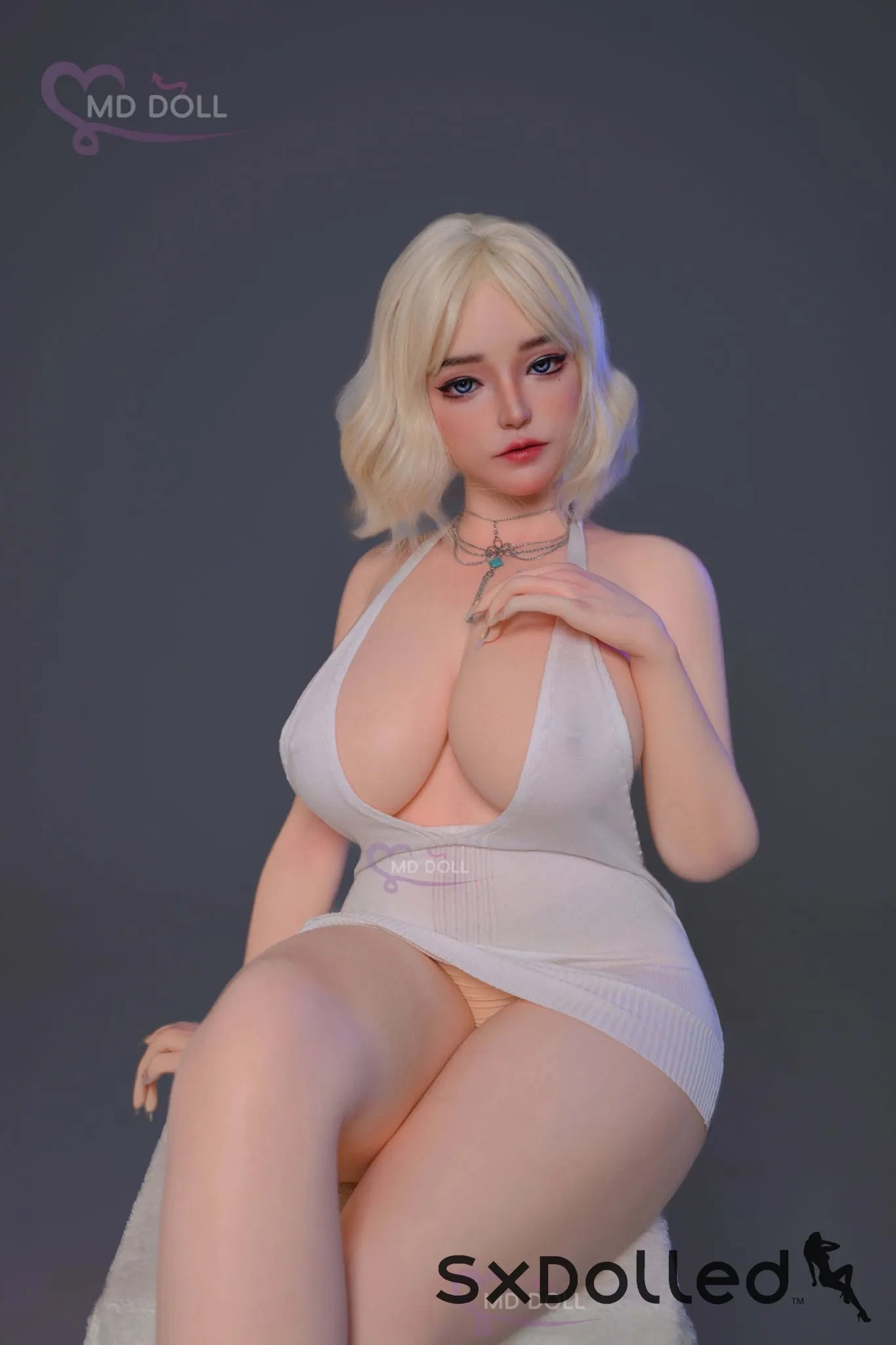 Belinda (Q-Cup) (162cm) | Caucasian Curvy Thick Sex Doll | MD Doll Q-Cup / 162cm / Blonde Sex Doll