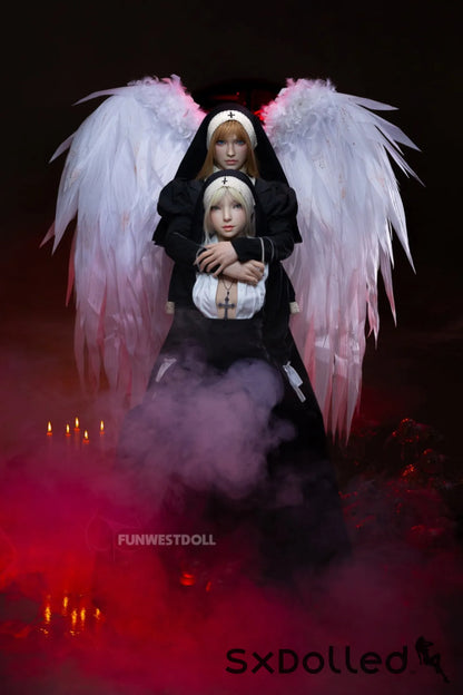 Bella C (A-Cup) (159cm) | Angel Nun Cosplay Sex Doll | Funwest Doll A-Cup / 159cm / Blonde Sex Doll