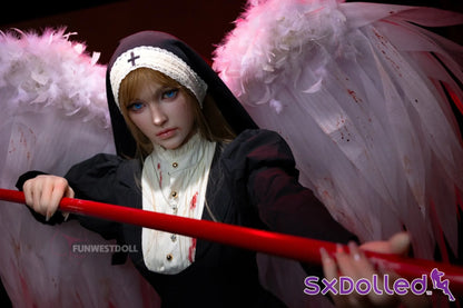 Bella C (A-Cup) (159cm) | Angel Nun Cosplay Sex Doll | Funwest Doll A-Cup / 159cm / Blonde Sex Doll