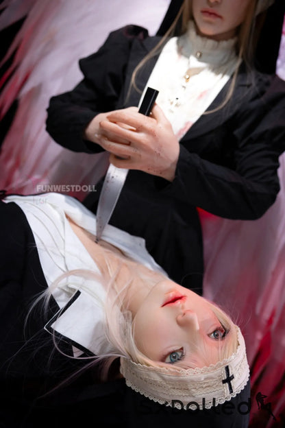 Bella C (A-Cup) (159cm) | Angel Nun Cosplay Sex Doll | Funwest Doll A-Cup / 159cm / Blonde Sex Doll