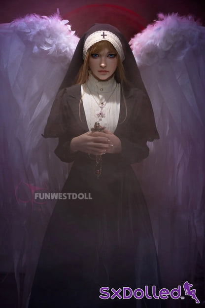 Bella C (A-Cup) (159cm) | Angel Nun Cosplay Sex Doll | Funwest Doll A-Cup / 159cm / Blonde Sex Doll