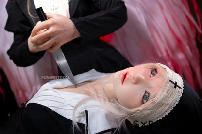 Bella C (A-Cup) (159cm) | Angel Nun Cosplay Sex Doll | Funwest Doll A-Cup / 159cm / Blonde Sex Doll