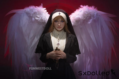 Bella C (A-Cup) (159cm) | Angel Nun Cosplay Sex Doll | Funwest Doll A-Cup / 159cm / Blonde Sex Doll